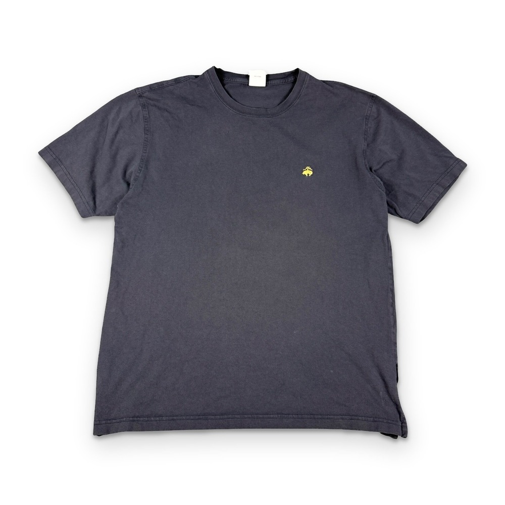 Brooks Brothers T-Shirt Mens Large Dark Navy/Black Cotton Golden Fleece Logo Tee